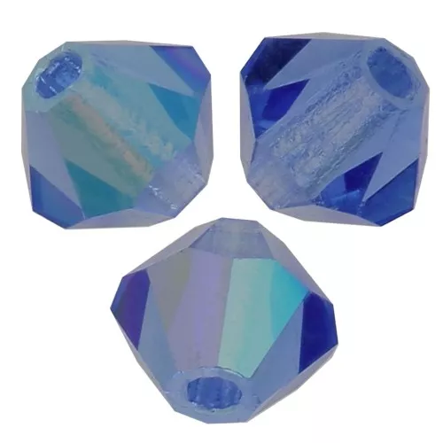 Biconi Preciosa 4 mm - MC Bead Rondell - Sapphire AB x30