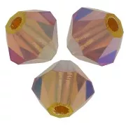 Biconi Preciosa 4 mm - MC Bead Rondell - Topaz AB 2x x30