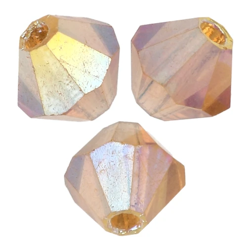 Biconi Preciosa 4 mm - MC Bead Rondell - Topaz AB 2x x30