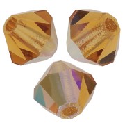 Biconi Preciosa 4 mm - MC Bead Rondell - Topaz AB x30|raw }}