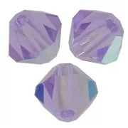 Biconi Preciosa 4 mm - MC Bead Rondell - Violet AB x30
