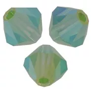 Biconi Preciosa 4 mm - MC Bead Rondell - Peridot  AB 2x x30