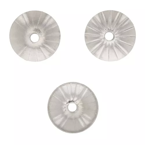 Coppette striate 6 mm - Acciaio inossidabile 304 x10
