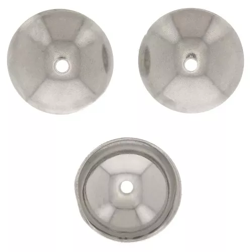Coppette liscie 10 mm - Acciaio inossidabile 304 x6