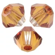 Toupies en cristal PureCrystal 5328 4 mm Crystal Copper x50