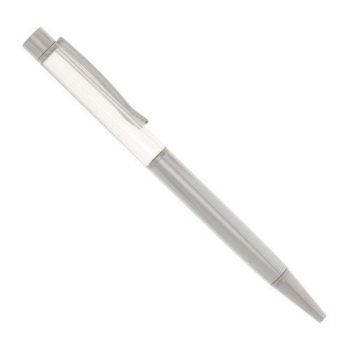 Penne da decorare con perline - resina - polimero -Argentato x1