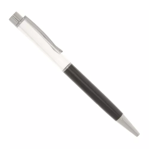 Penne da decorare con perline -resina - polimero -Argentato - Nero x1