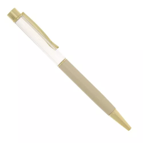 Penne da decorare con perline -resina - polimero -Dorato x1