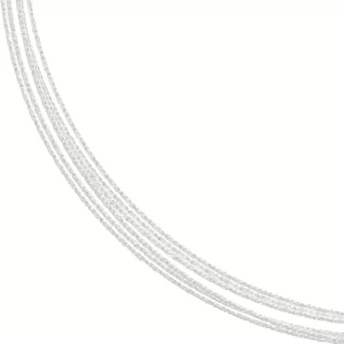 Filo mezzo-duro - ricotto - tondo diamantato 0.8 mm Argento 925 x2m