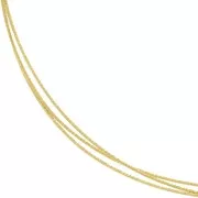 Filo mezzo-duro ricotto tondo diamantato Argento925 dorato con oro fino 0.7 mm x1m