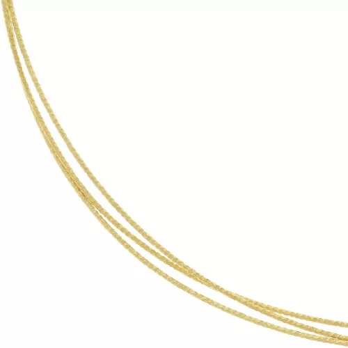 Filo mezzo-duro ricotto tondo diamantato Argento925 dorato con oro fino 0.7 mm x1m