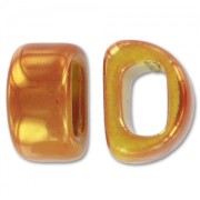 Passanti in ceramica mm. 18x10 Gold Orange Yellow Iridato x1|raw }}