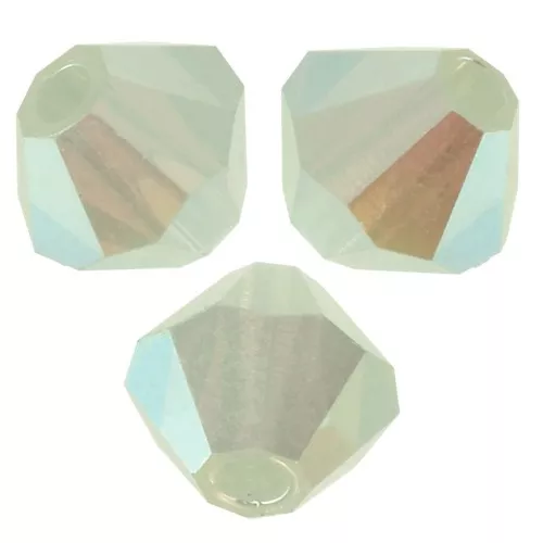 Biconi Preciosa 4 mm - MC Bead Rondell - Chrysolite Opal AB 2x x30