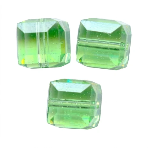Cubo PureCrystal 5601 mm. 6 Peridot x1