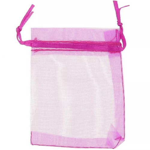 Sacchetti Organza mm. 80x50 Fuschia x20