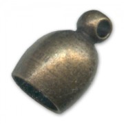 Terminali per cordoncini da mm. 6 bronzo x4|raw }}