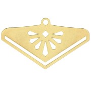 Terminale per tessitura perle Miyuki 11/0 P&C Boemo 28mm dorato oro fino