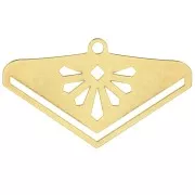 Terminale per tessitura perle Miyuki 11/0 P&C Boemo 28mm dorato oro fino