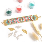 Terminale per tessitura perle Miyuki 11/0 P&C Stella 28 mm - Argenté