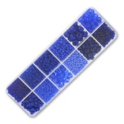 Preciosa Ornela Zaffiro assortimento di perline x200g