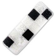 Preciosa Ornela Crystal/Jet assortimento di perline x200g