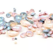 Cabochon PureCrystal 1088 6mm Crystal Ivory Cream Delite x1