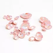 Cabochon PureCrystal 1122 Rivoli 12mm Crystal Dusty Pink Delite x1