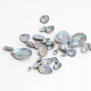 Cabochon PureCrystal 1122 Rivoli 12mm Crystal Serene Gray Delite x1