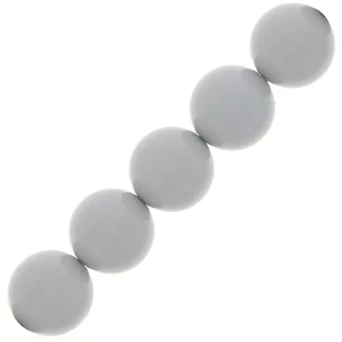 Perle Preciosa - Round Maxima - 6 mm - Ceramic Grey x20