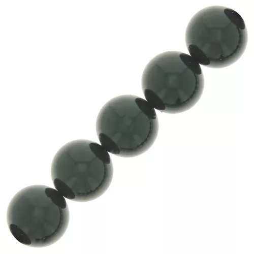 Perle Preciosa - Round Maxima - 6 mm - Malachite x20