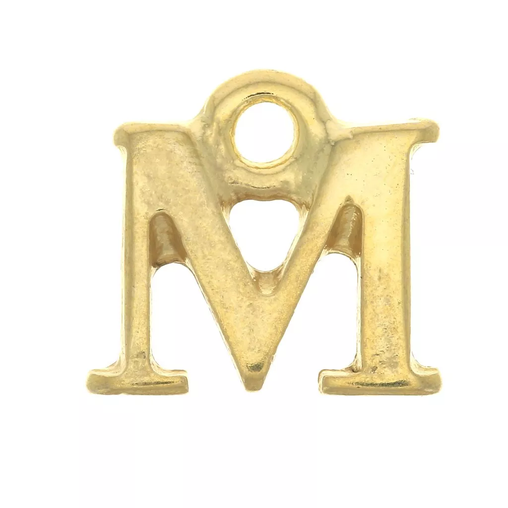 Ciondolo con lettera personalizzata in moissanite naturale da