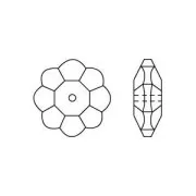 Fiori PureCrystal Crystal AB Unfoiled mm. 6 x10