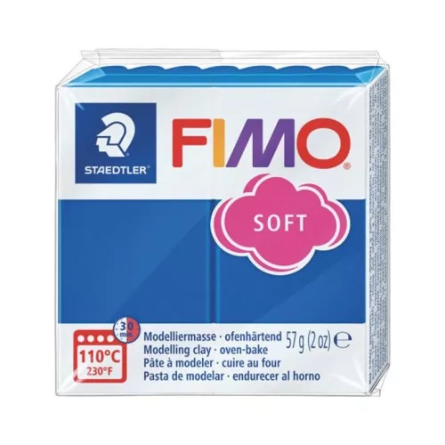 Pasta per modellare Fimo Soft gr. 57 Blu Pacifico (n°37)