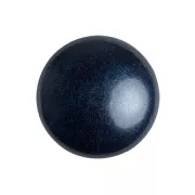Cabochon di vetro di Puca® 18 mm Dark Blue Metallic Mat x1