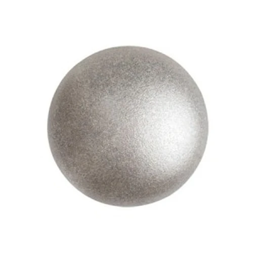 Cabochon di vetro di Puca® 18 mm Beige Metallic Mat x1