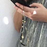 Perle rondelle irregolari lavorate 5 mm - Dorato con oro fino x5