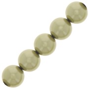 Perle Preciosa - Round Maxima - 6 mm Pearl Effect Light Green x20|raw }}