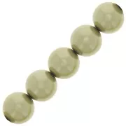 Perle Preciosa - Round Maxima - 6 mm Pearl Effect Light Green x20
