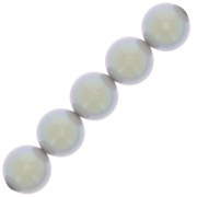 Perle Preciosa - Round Maxima - 6 mm Pearlescent Grey x20|raw }}