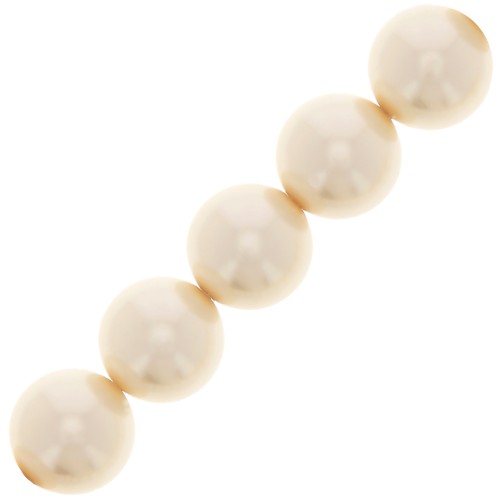 Perle Preciosa Round Pearl Maxima - 8 mm Pearl Effect Cream x10