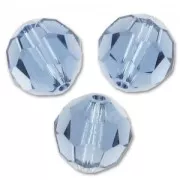 PureCrystal 5000 Perle rotonde da 6 mm - Blu Denim x6