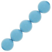 Perle Preciosa - Round Pearl Maxima - 5 mm Aqua Blue x25|raw }}