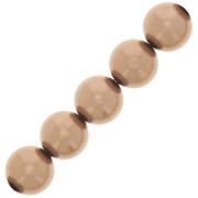 Perle Preciosa - Round Pearl Maxima - 5 mm Pearl Effect Bronze x25|raw }}