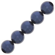 Perle Preciosa - Round Pearl Maxima - 5 mm Pearl Effect Blue x25