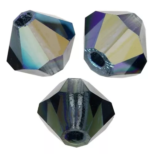 Biconi Preciosa 3 mm - MC Bead Rondell - Montana AB x30
