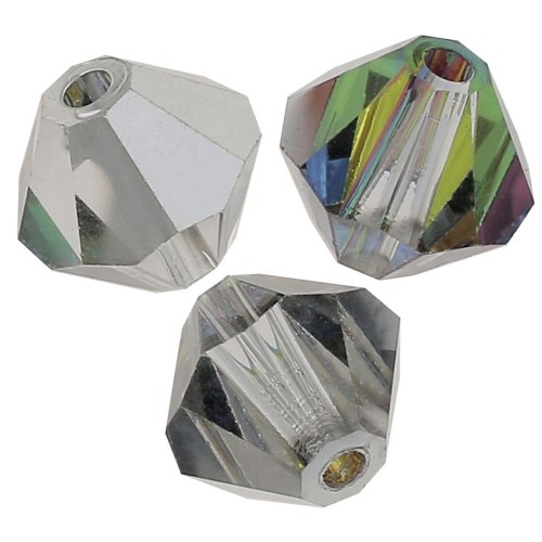 Biconi Preciosa 4 mm - MC Bead Rondell - Crystal Vitrail Medium x30
