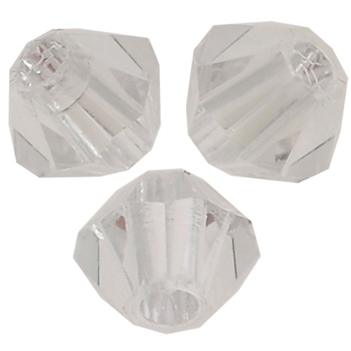 Biconi Preciosa 4 mm - MC Bead Rondell - Crystal Argent Flare x30