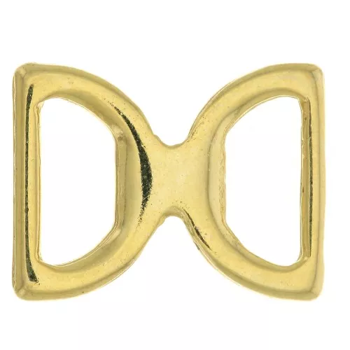 Distanziatore 17x13 mm in zama - Dorato con oro fino x1