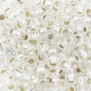 Perla Preciosa 9/0 da 2,5 mm - Crystal Silver Lined x 20 g