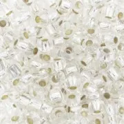Perla Preciosa 9/0 da 2,5 mm - Crystal Silver Lined x 20 g